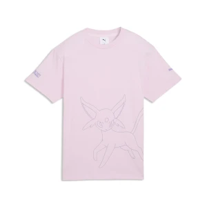 Młodzieżowa koszulka PUMA x POKÉMON o luźnym kroju z grafiką, Akcesoria, Różowy,