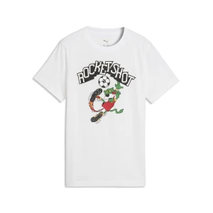 Młodzieżowa koszulka SUPER PUMA z grafiką, Akcesoria, Biały,