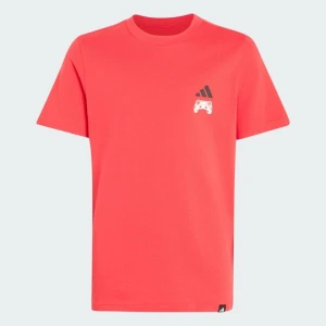 Młodzieżowa koszulka z gamingową grafiką Adidas Pure Ruby