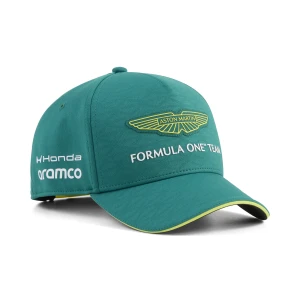 Młodzieżowa replika czapki z daszkiem PUMA x ASTON MARTIN ARAMCO F1® TEAM, Akcesoria, Zielony,