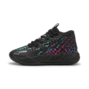 Młodzieżowe szorty do koszykówki PUMA HOOPS × TMNT MB.01 Baxter Stockman, Buty, Czarny,