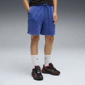 Młodzieżowe szorty o luźnym kroju PUMA × SONIC THE HEDGEHOG, Odzież, Niebieski,