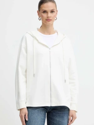 MM bluza ONORE damska kolor biały z kapturem gładka 2526926018600