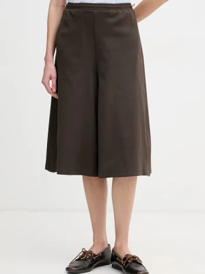 MM by Max Mara bermudy damskie z bawełną PIOMBO