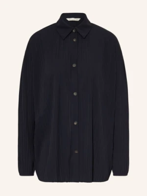 Mm By Max Mara Bluzka Fastoso Z Dżerseju Z Plisami blau