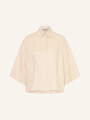 Mm By Max Mara Bluzka Koszulowa Rito Z Lnu beige