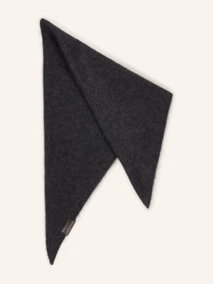 Mm By Max Mara Chusta Trójkątna Palo Z Kaszmirem grau CZIEMNOSZARY