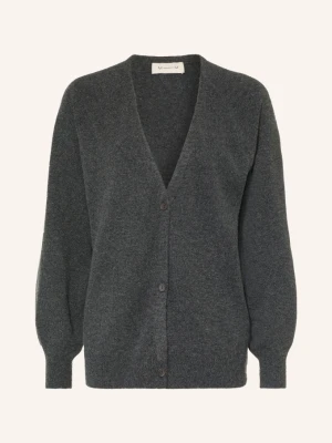 Mm By Max Mara Kardigan Cestino Z Kaszmirem grau CZIEMNOSZARY