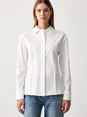 MM by Max Mara koszula damska bawełniana MMLBALENIO beżowy