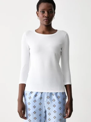 MM by Max Mara longsleeve damski bawełniany z elastanem MMLORATA