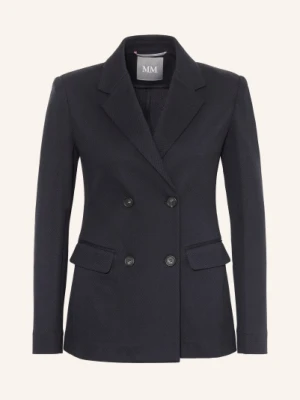 Mm By Max Mara Marynarka Z Dżerseju Rotondo blau