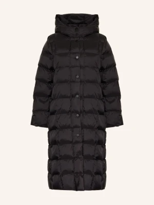 Mm By Max Mara Pikowany Płaszcz Gennaio schwarz CZARNY