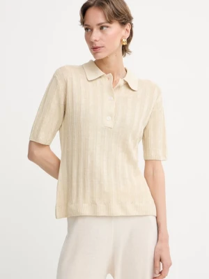 MM by Max Mara polo swetrowe damskie lniane RIVETTO
