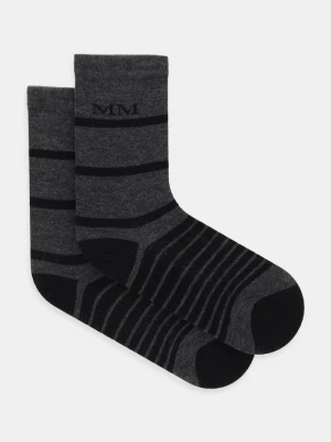 MM by Max Mara skarpetki z domieszką kaszmiru GERSA szary