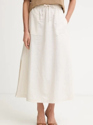 MM by Max Mara spódnica z lnem SUMERO