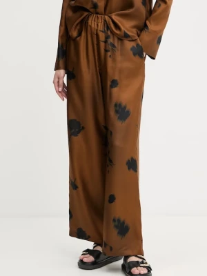 MM by Max Mara spodnie jedwabne HELGA