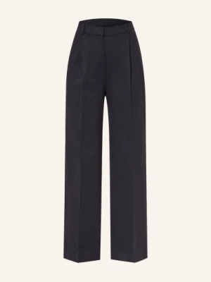 Mm By Max Mara Spodnie Marlene Panno Z Dżerseju blau