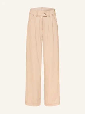 Mm By Max Mara Spodnie Typu Marlena Gestro W Stylu Jeansowym beige