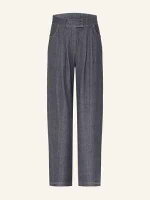 Mm By Max Mara Spodnie Typu Marlena Gestro W Stylu Jeansowym blau GRANATOWY