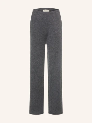 Mm By Max Mara Spodnie Z Dzianiny Ottimo Z Kaszmirem grau SZARY
