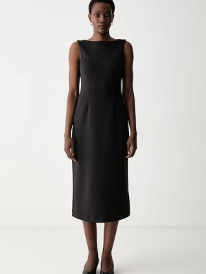MM by Max Mara sukienka MMLVISCHIO czarny
