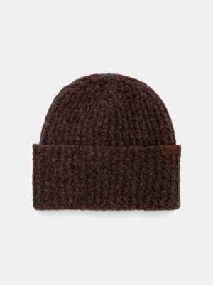 MM czapka z dodatkiem wełny WARREN kolor bordowy 2526576018600