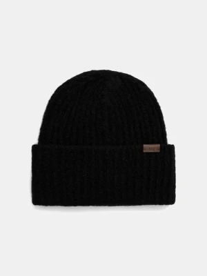 MM czapka z dodatkiem wełny WARREN kolor czarny 2526576018600