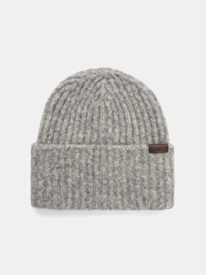MM czapka z dodatkiem wełny WARREN kolor szary 2526576018600