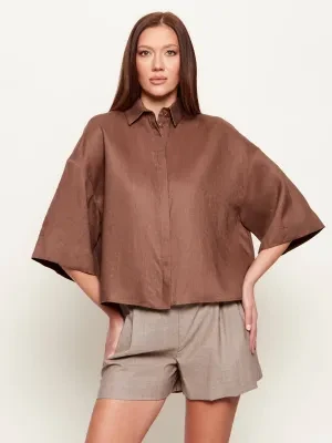 MM Lniana koszula MMLRITO | Relaxed fit