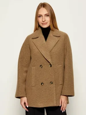 MM Płaszcz OBLIQUA | z dodatkiem wełny