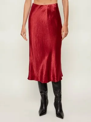 MM Satynowa spódnica LALESSIO