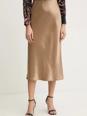 MM spódnica ALESSIO kolor zielony midi rozkloszowana 2526106018600