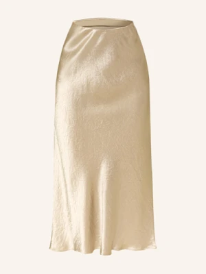 Mm Spódnica Satynowa Alessio beige