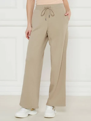 MM Spodnie dresowe Veles | flare fit piaskowy