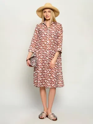 MM Sukienka BCHSTEPPA | z dodatkiem jedwabiu