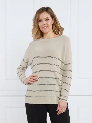 MM Sweter MADIA | Regular Fit | z dodatkiem lnu