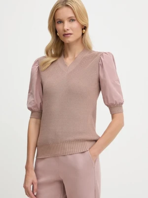 MM sweter MAINE damskie kolor brązowy 2526366057600