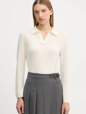 MM sweter wełniany MOXA damski kolor beżowy lekki 2526366058600
