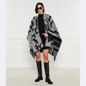 MM Wełniane ponczo | Regular Fit