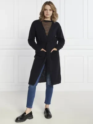 MM Wełniany kardigan gabon | Regular Fit