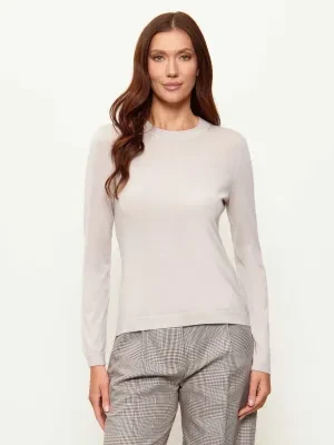 MM Wełniany sweter MMLPENSILE | Slim Fit | z dodatkiem kaszmiru