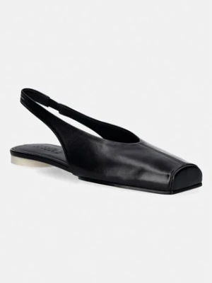 MM6 Maison Margiela baleriny skórzane