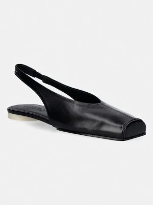 MM6 Maison Margiela baleriny skórzane