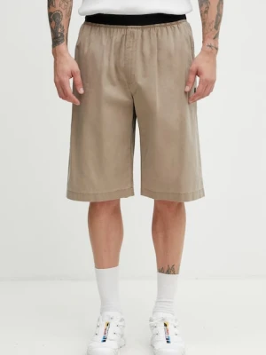 MM6 Maison Margiela bermudy męskie bawełniane beżowy