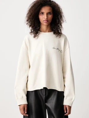 MM6 Maison Margiela bluza oversize damska bawełniana beżowy