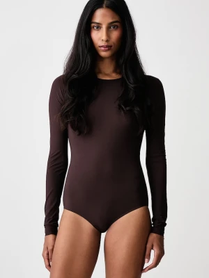 MM6 Maison Margiela body damskie brązowy