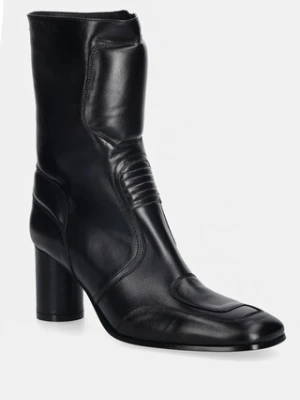 MM6 Maison Margiela botki skórzane