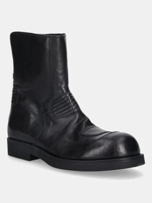 MM6 Maison Margiela buty skórzane męskie kolor czarny SH3WU0015.P7431.T8013
