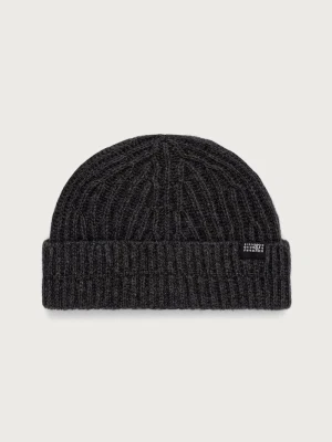 MM6 Maison Margiela czapka beanie z wełną szary