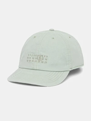 MM6 Maison Margiela czapka z daszkiem bawełniana